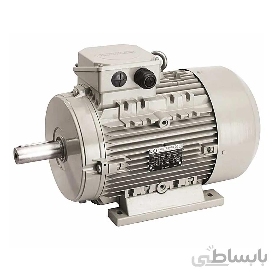الکتروموتور سه فاز 15 کیلووات 3000 دور فریم آلومینیومی الکتروژن