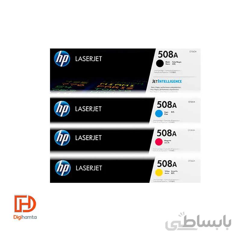 کارتریج تونر لیزری رنگی اچ پی HP 508A 4 Color Toner Cartridges