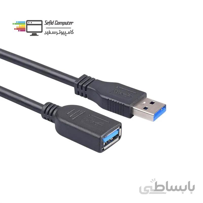 کابل افزایش طول USB 3.0 دی نت به طول 1.5 متر ا D-NET USB 3.0 length extension cable