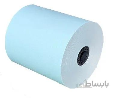 رول کاغذ حرارتی رنگی-45 متری آبی-کارتن 50 عددی