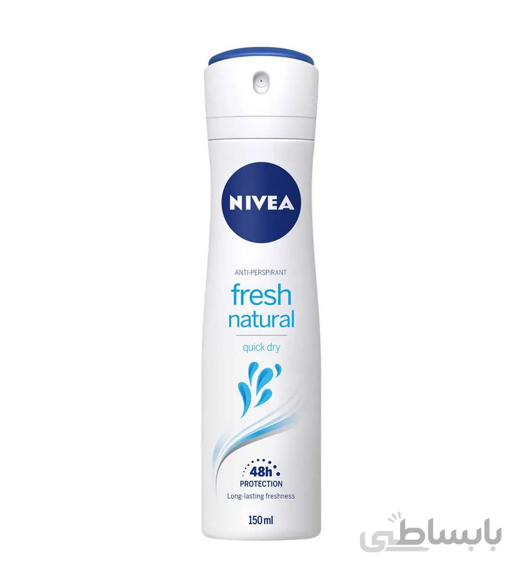 اسپری زنانه ضدتعریق نیواfresh natural