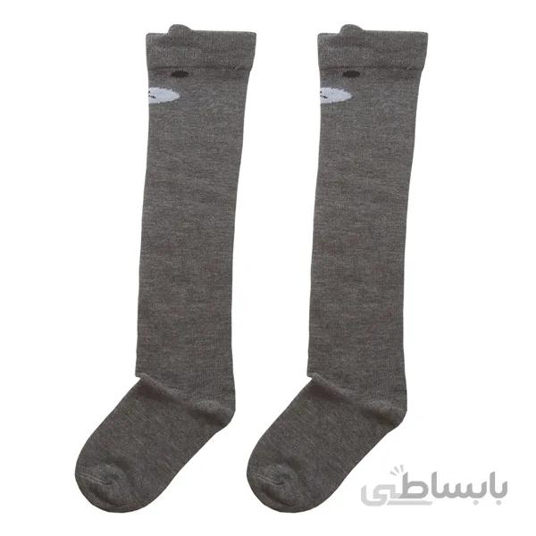 جوراب بلند بچه گانه جدید طرح خرسی کدPH370.1