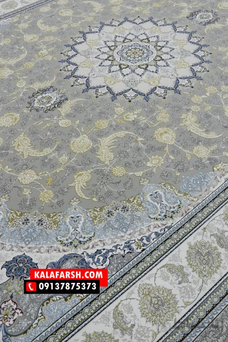 فرش اصفهان 1200 شانه برجسته