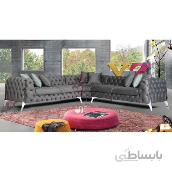 مبل ال چستر لیدا پایه فلزی