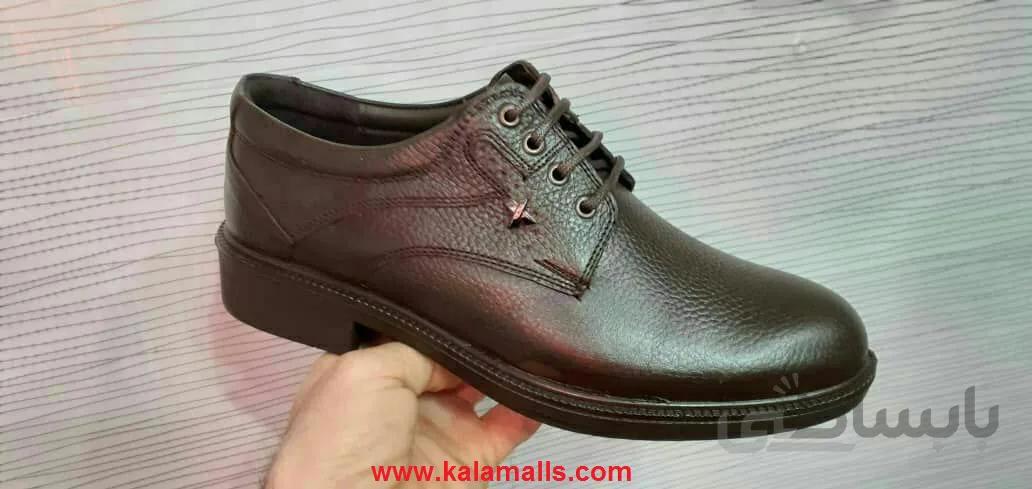 کفش چرمی بنددار مردانه آرتا