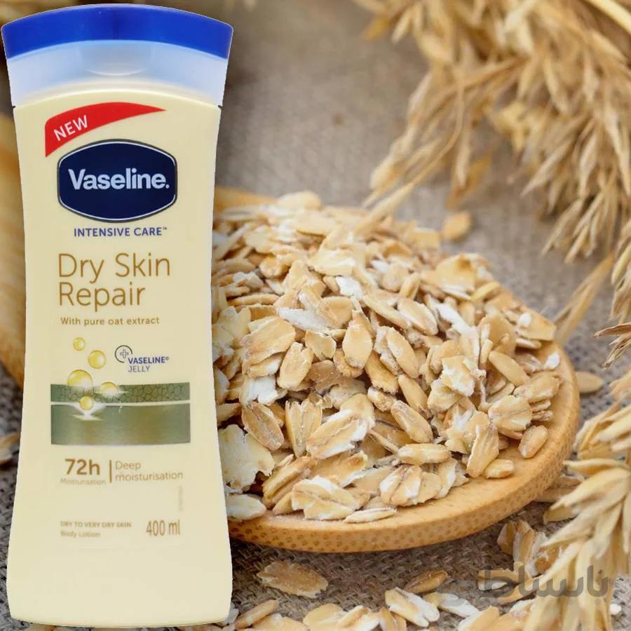 لوسیون بدن وازلین مدل Intensive Care Dry Skin Repair حجم ۴۰۰ میلی لیتر ا Intensive Care Dry Skin Repair
