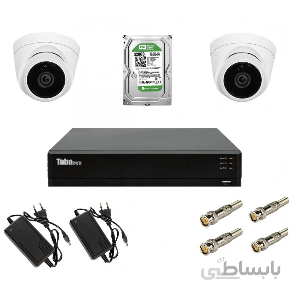 پکیج کامل 2 دوربین مدار بسته 2 مگاپیکسل Full HD