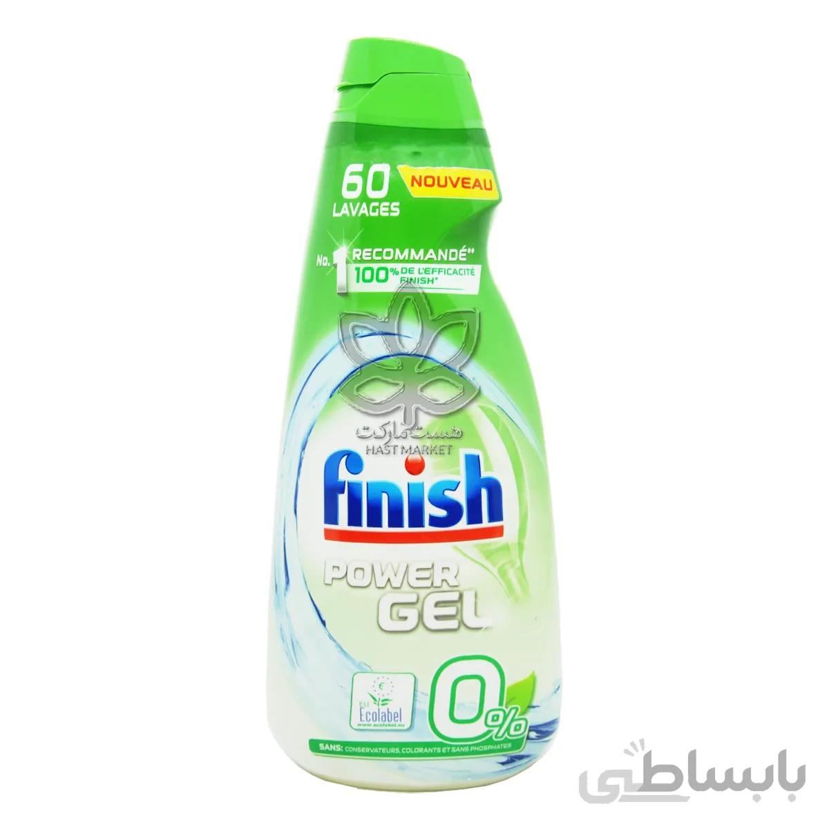 ژل ماشین ظرفشویی پاور ۹۰۰ میل فینیش – finish