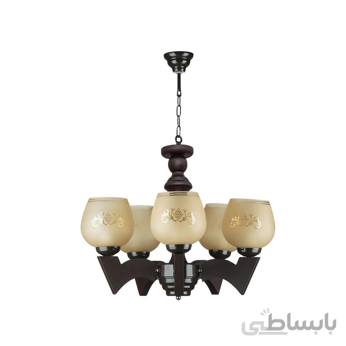 لوستر پنج شعله چشمه نور کد G675/5