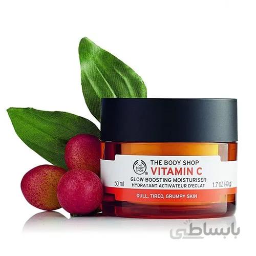 ژل آبرسان ویتامین سی بادی شاپ اصل | درخشان کننده و روشن کننده | ۵۰ میل