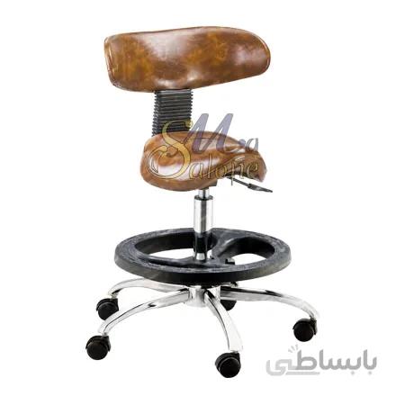 صندلی تابوره آرایشگاهی صنعت نواز مدل SN-3217 ا Sanat Nawaz hairdressing chair, model SN-3217