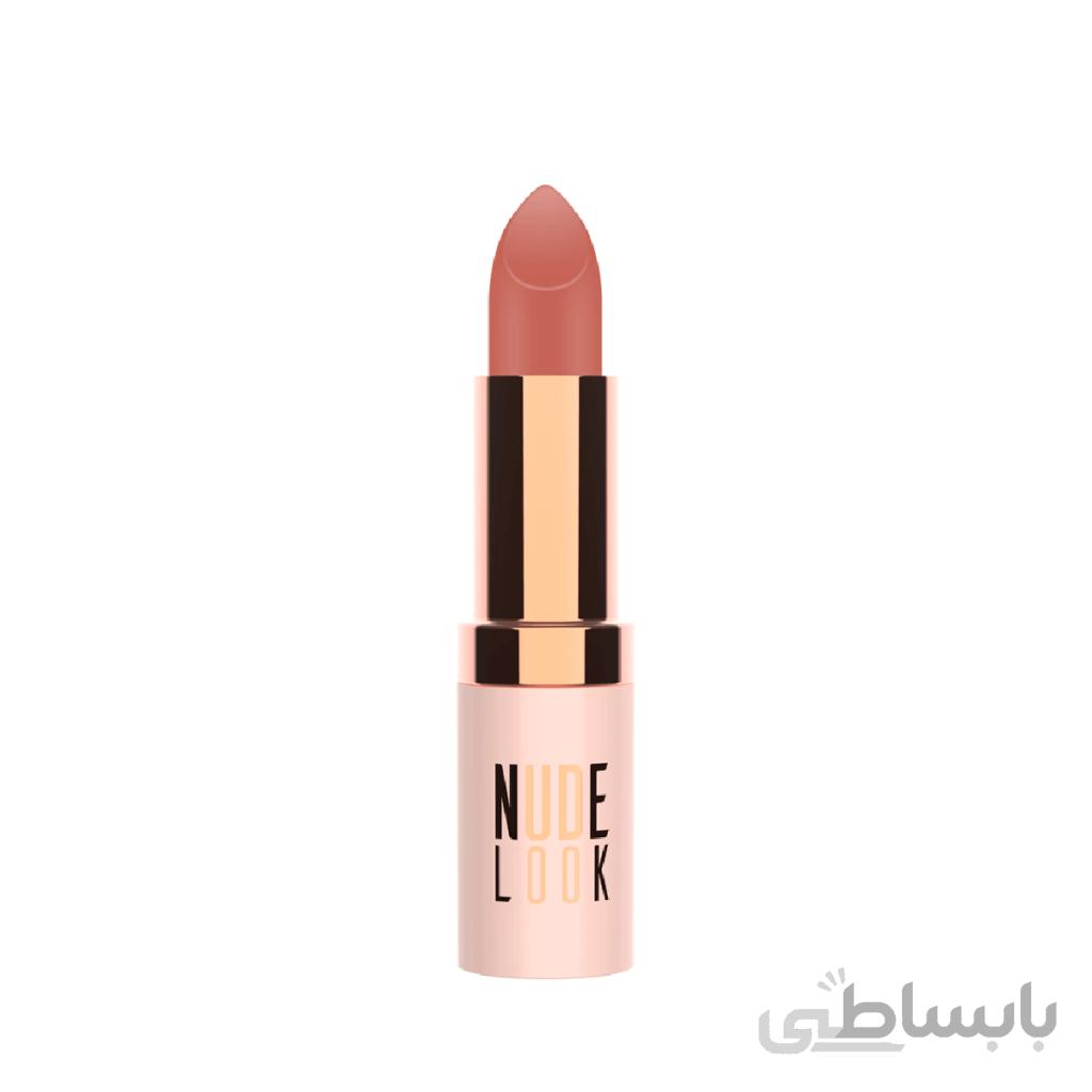 رژ لب جامد مات گلدن رز مدل Nude Look شماره 03 ا Golden Rose Nude Look Perfect Matte Lipstick No. 03