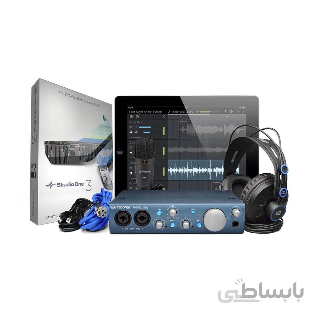 پکیج کارت صدا Presonus AudioBox iTwo Studio ا Presonus AudioBox iTwo Studio