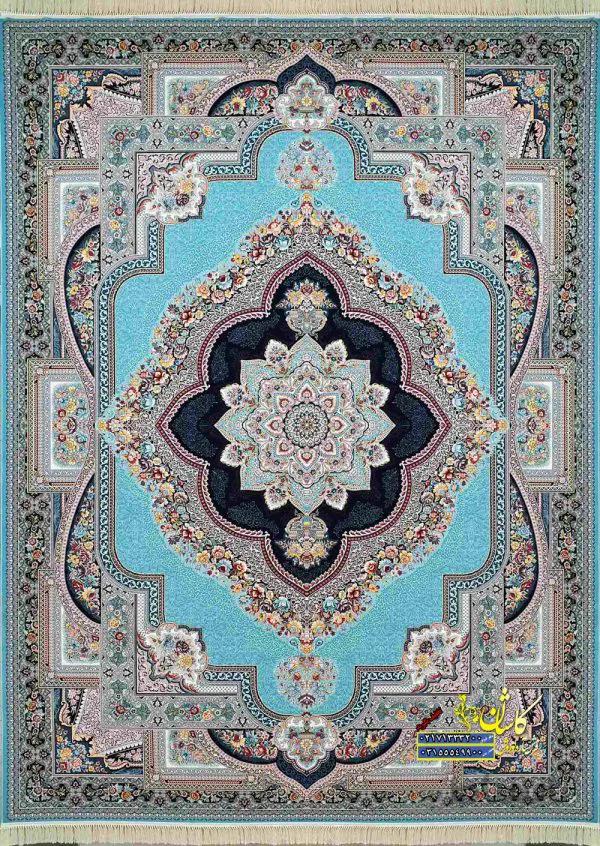 فرش باغ معلق ابی تولیدی فرش کاشان