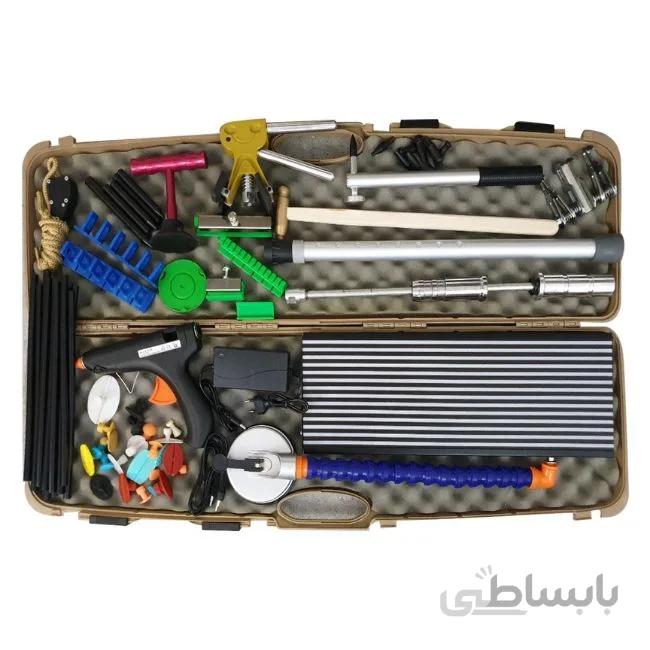 کیت ابزار تگرگ کش صافکاری 70 عددی بدون رنگ PDR کد 4598400