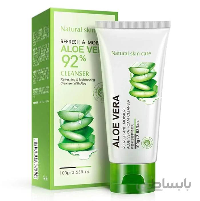 فوم شستشوی صورت بیوآکوا ۹۲% آلوئه ورا BIOAQUA