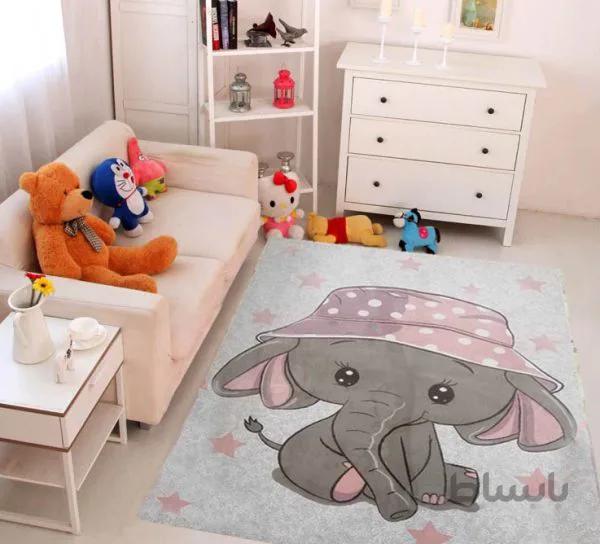 فرش کودک طرح فیل کد An5030