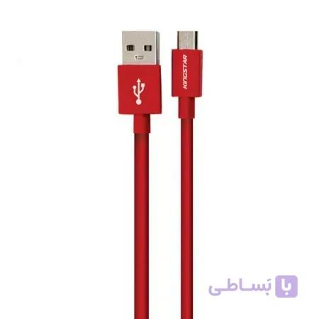 کابل تبدیل USB به microUSB کینگ استار مدل K60 A طول 0.25 متر