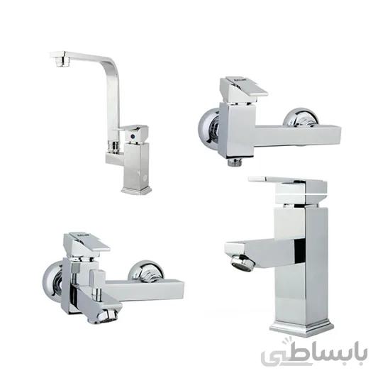 ست شیرآلات مینیاتور کروم راسان ا Rassan Miniature Set