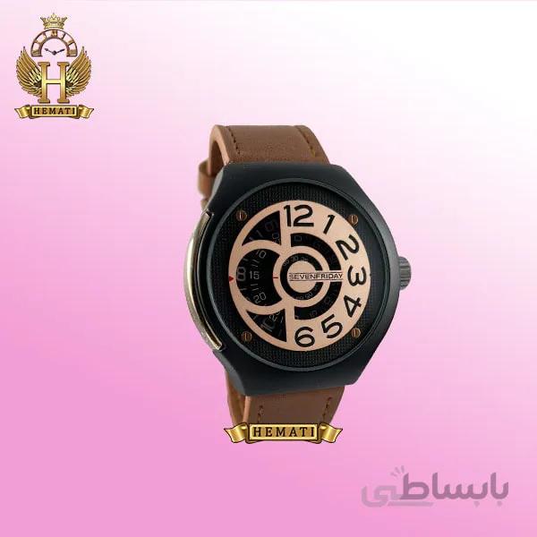 ساعت مچی مردانه سون فرایدی SF-M2/01-8715 بند عسلی (صفحه رزگلد)
