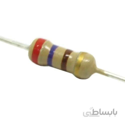 مقاومت 270 اهم 1/4 وات 5 درصد