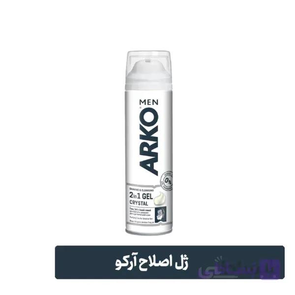 ژل اصلاح صورت مردانه آرکو ۲۰۰ میل مدل CRYSTAL