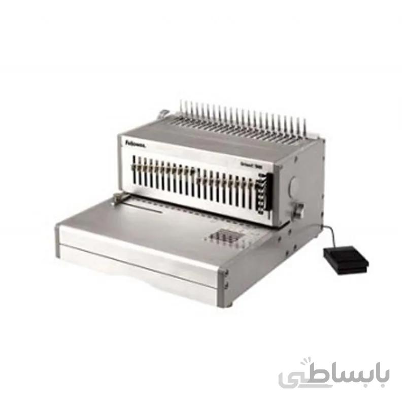 دستگاه صحافی فنر پلاستیکی برقی مدل E500 فلوز ا Electric plastic spring binding machine, model E500, float
