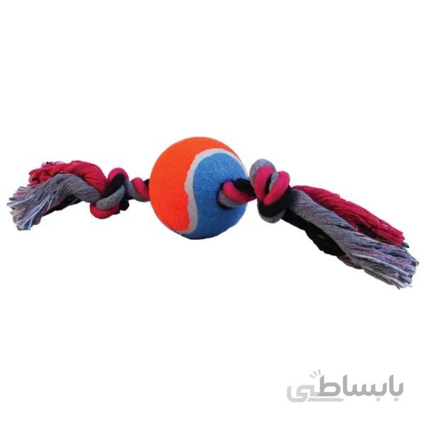 اسباب بازی طنابی توپ دار مخصوص سگ