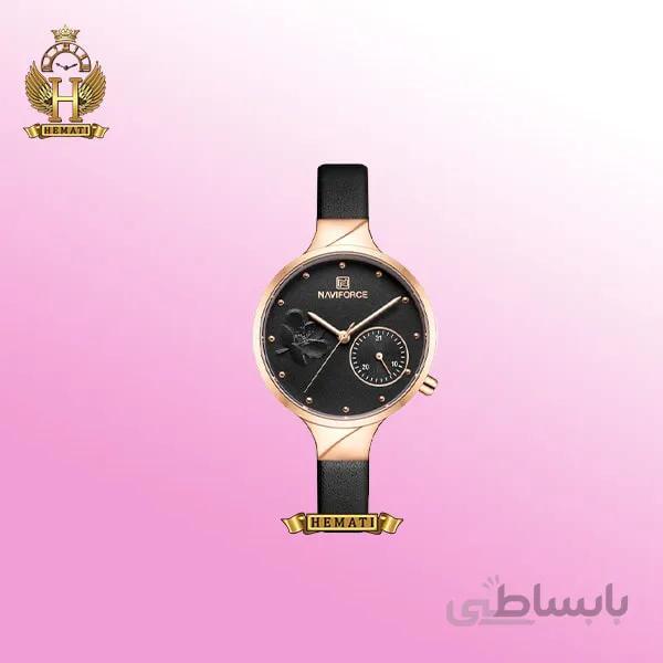 ساعت مچی زنانه نیوی فورس Naviforce NF5001L بند چرم