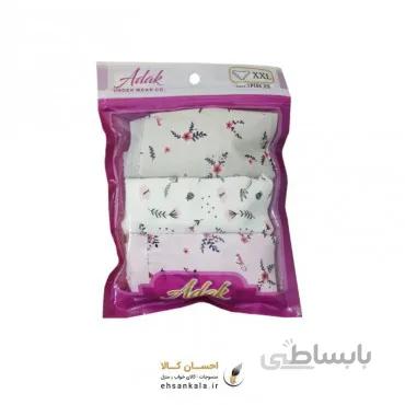 پک شورت زنانه اسلیپ نخی 3 عددی آداک سایز دو ایکس لارج