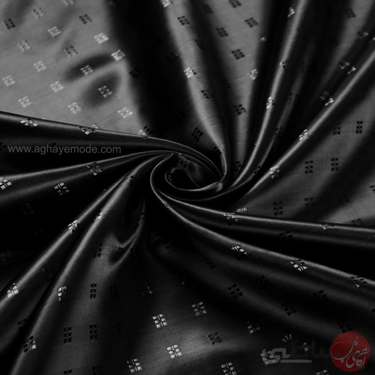 آستری طرح دار مشکی کد 104