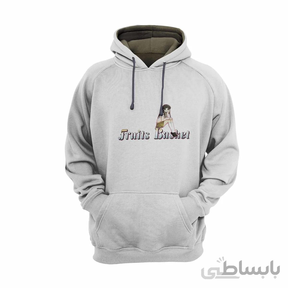 هودی سفید طرح انیمه فروتس بسکت (سبد میوه) Fruits Basket کد KCT10456 کد 285152