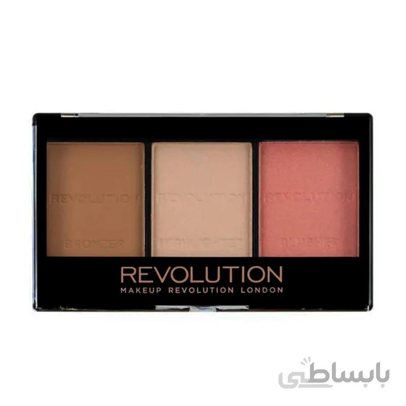 پالت کانتور سه رنگ رولوشن Revolution Ultra Sculpt & Contour Kit
