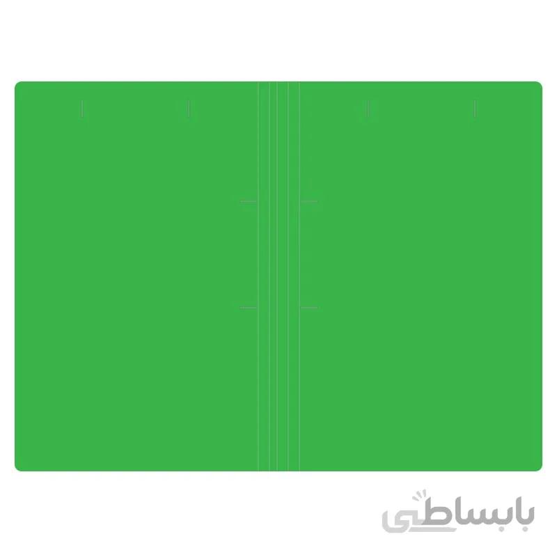 پوشه مقوایی خط دار سبز 250 گرمی بسته 100 عددی