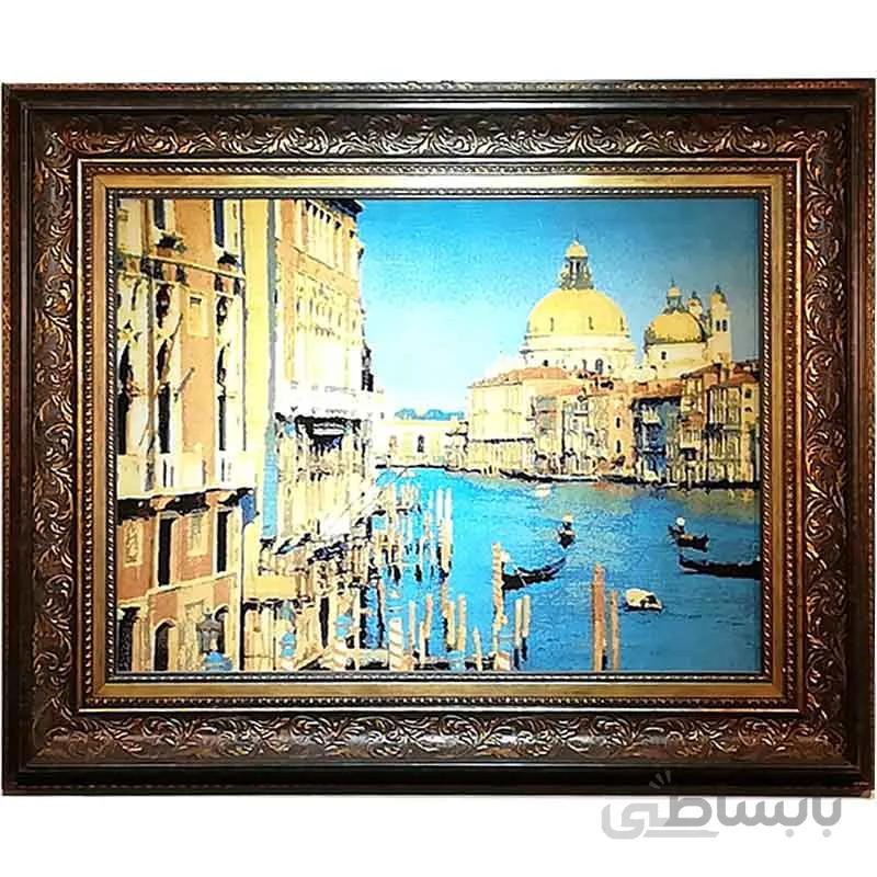 تابلو فرش دستباف طرح ونیز
