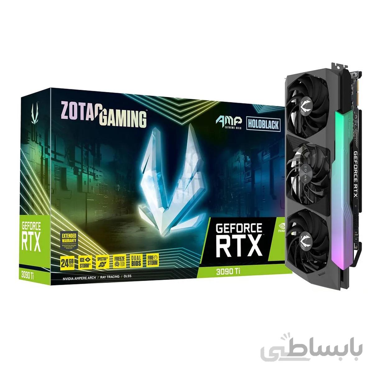 کارت گرافیک زوتاک GeForce RTX 3090 Ti AMP Extreme Holo 24GB