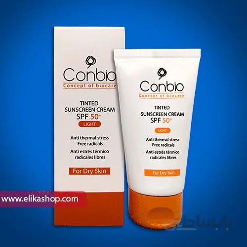 ضد آفتاب رنگی(لایت) کانبیو +SPF50 مناسب پوست های نرمال تا خشک ا Canbio Sunscreen For Dry Skin SPF50 Light