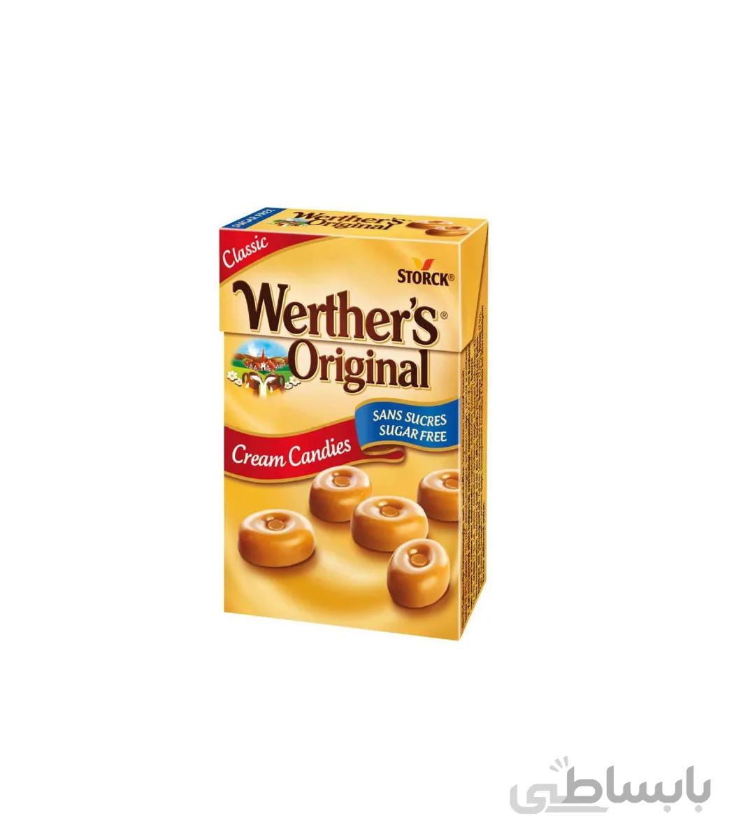 آبنبات بدون شکر ۴۰ گرم وردرز اورجینال – werther’s original