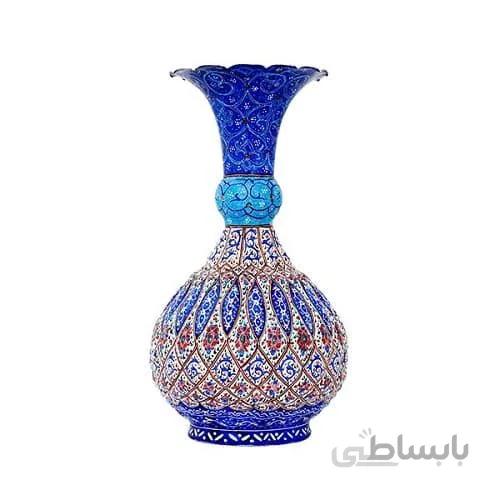 گلدان میناکاری شکم دار 20 سانتی متر