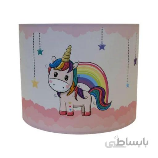 لوستر اتاق کودک طرح اسب تک شاخ