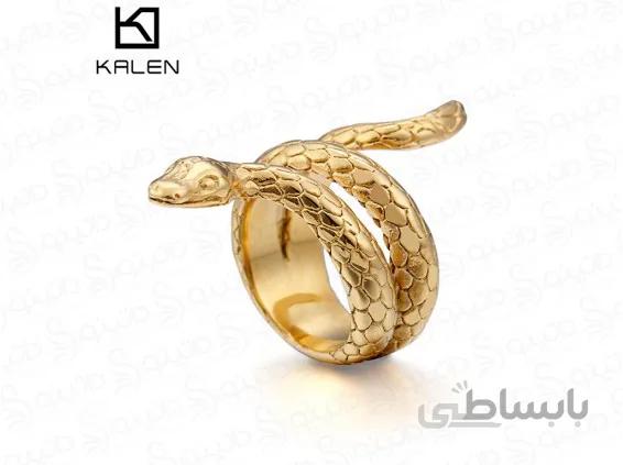 انگشتر استیل مار مصری kalen-r-3