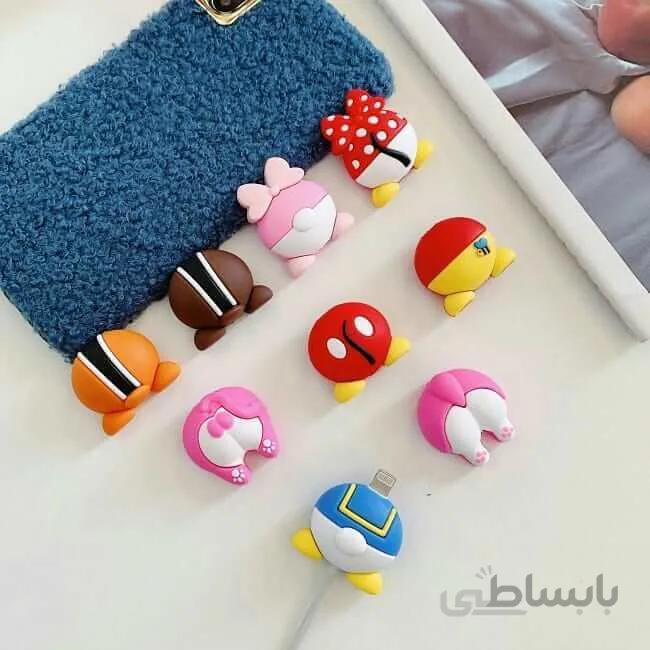 محافظ کابل شارژ فانتزی طرح عروسکی