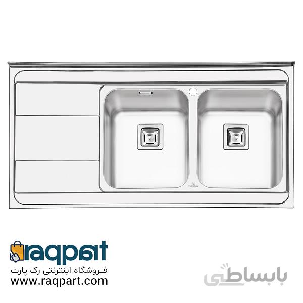 سینک پرنیان استیل مدل 1115 روکار