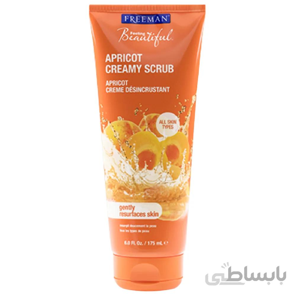 اسکراب صورت کرمی زردآلو فریمن حجم 150 میل ا Apricot Creamy Scrub