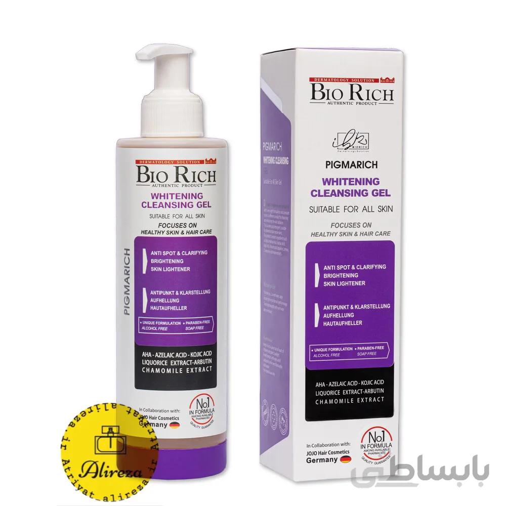 ژل شستشو صورت بایوریچ مدل WHITENING CLEANSING حجم 200 میلی لیتر