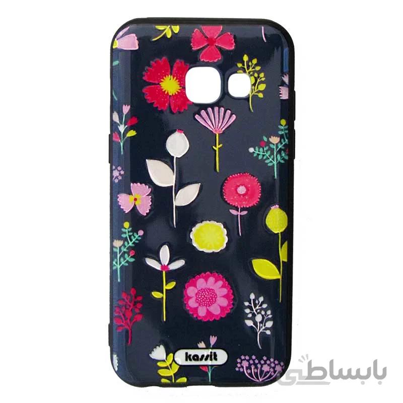 قاب فانتزی برجسته دخترانه طرح گل گوشی سامسونگ Samsung A3 2017