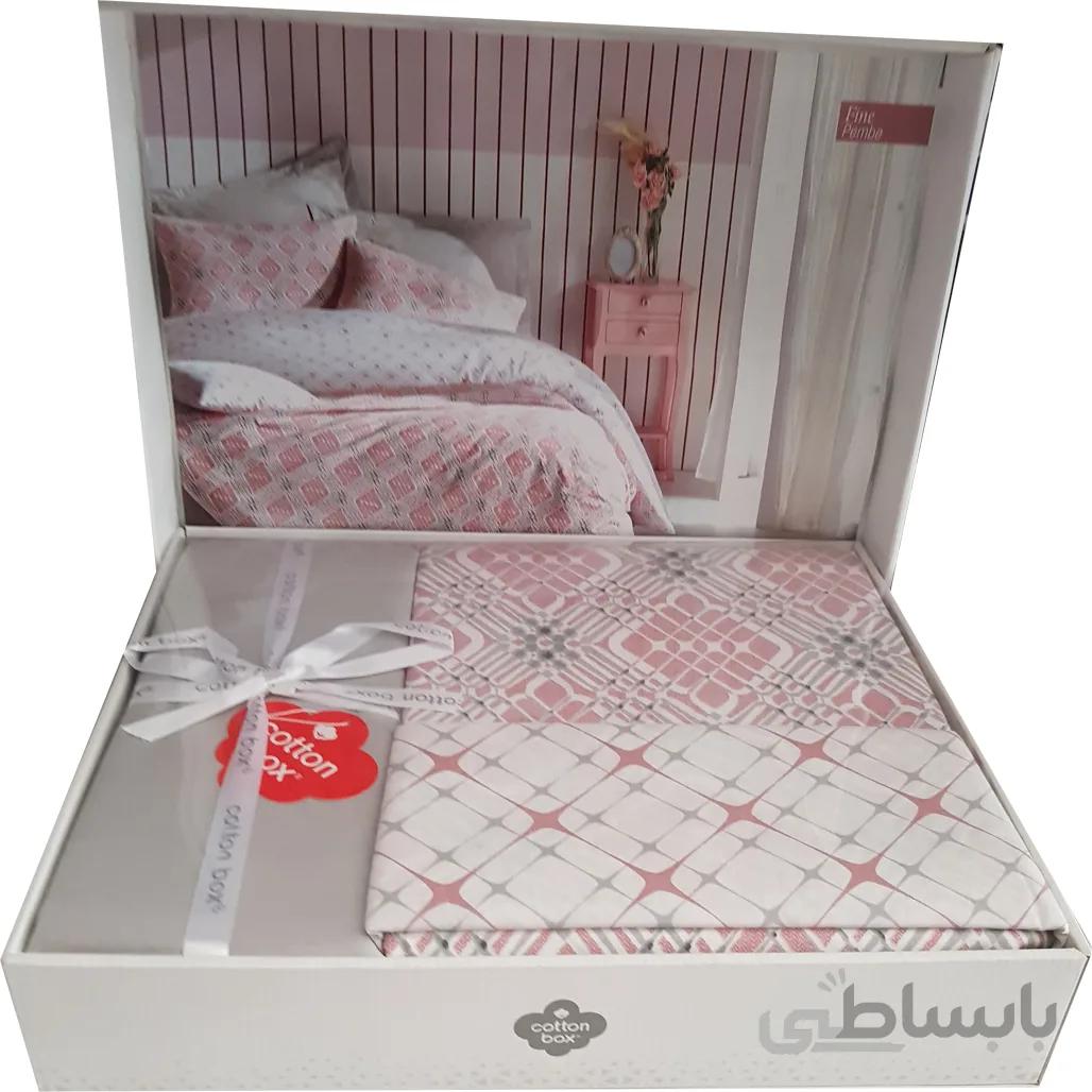 سرویس کاور کاتن باکس mini line دو نفره 4 تیکه