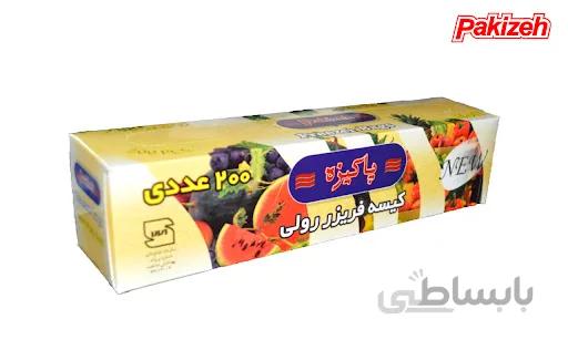 کیسه فریزر رولی۲۰۰ برگ جعبه ایی