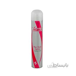اسپری نگهدارنده حالت مو فورگرلز مدل Extra hold حجم 500 میلی لیتری