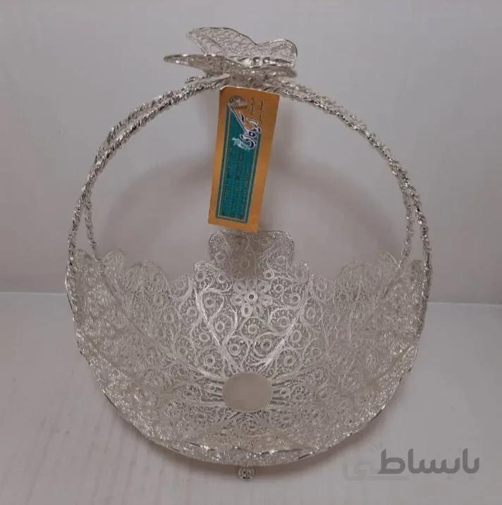 کشکول سبدی ملیله ۲۱cm کد۱۳۲۶۳۲۶۶۴۴۰